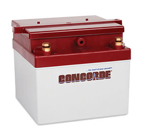 7-20-15 Concorde Battery RG24-11M Sealed Lead Acid Battery Installed as Original Equipment on Mooney's New M-10 Series Aircraft